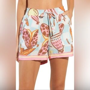Maaji Seashore Fest Printed High Rise Shorts